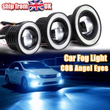 2x Car LED Angel Eyes Halo